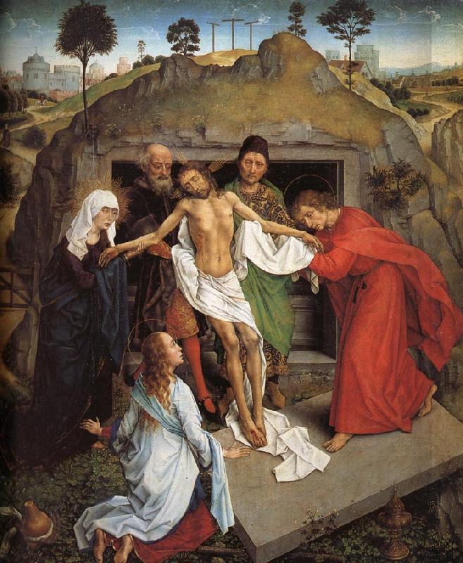 Rogier van der Weyden The Entombent Sweden oil painting art